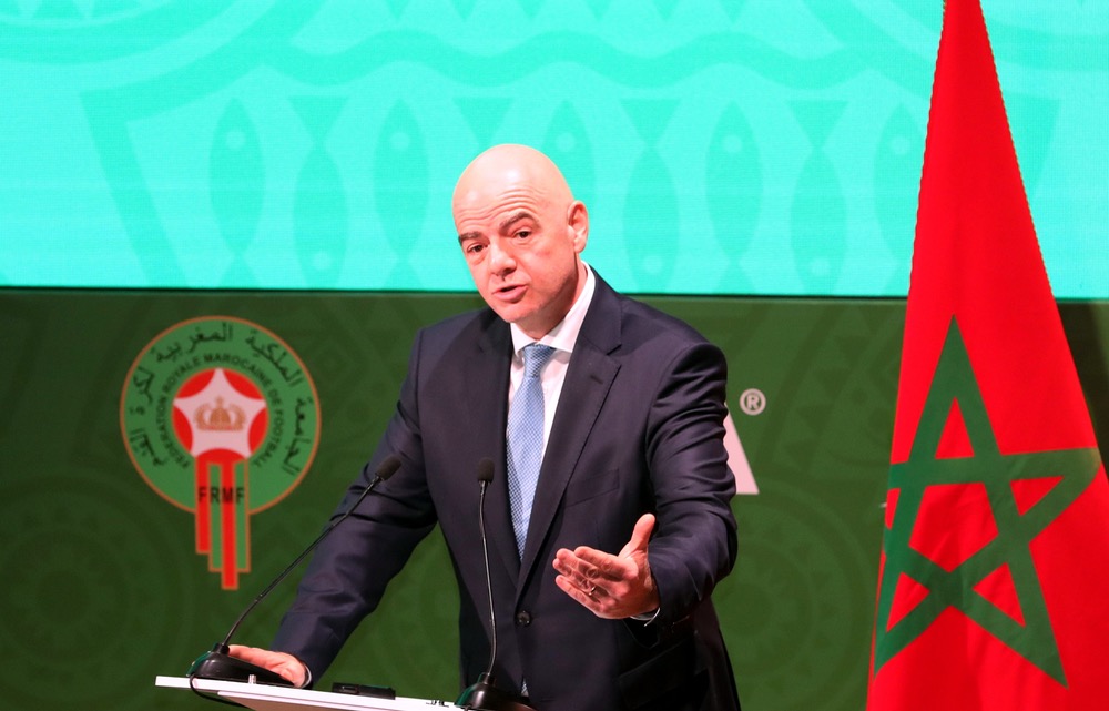  أنفانتينو: النهوض بكرة القدم الإفريقية رهين بتطوير البنيات التحتية 