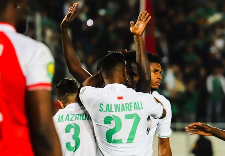 الرجاء يهزم مازيمبي بهدفين في عصبة الأبطال