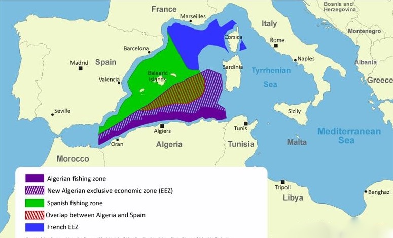 على خطى المغرب.. الجزائر تفرض حدودا بحرية جديدة على إسبانيا