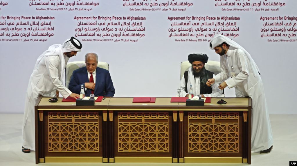 التوقيع على "اتفاق تاريخي" بين واشنطن وطالبان لإنهاء الحرب في أفغانستان