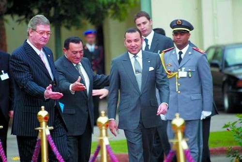  الملك يشيد بـ"غيرة" مبارك على "مصالح بلده العليا" 