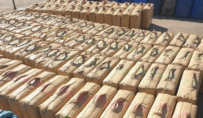 حجز أزيد من 4 أطنان من الحشيش بالناظور