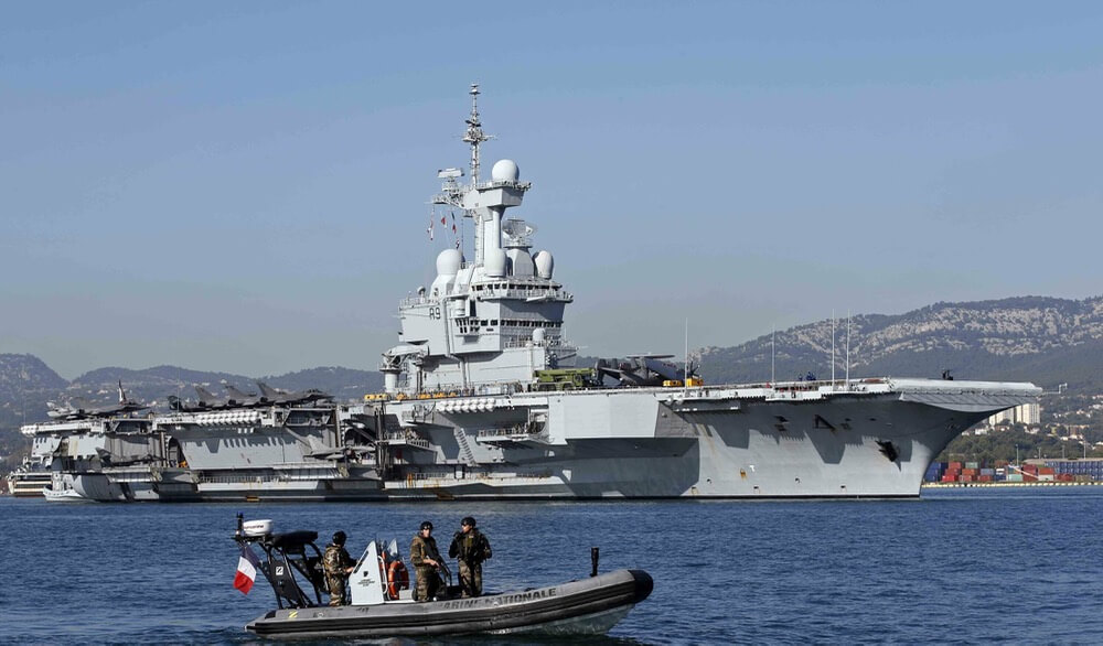  فرنسا تضع 1900 من قوات حاملة الطائرات "شارل دوغول" في الحجر الصحي 