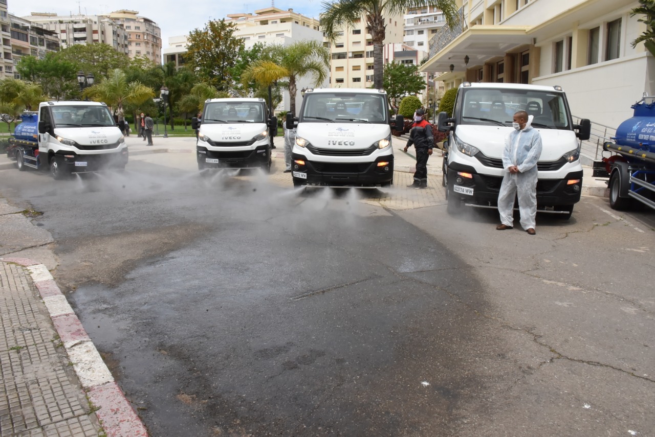  تعقيم الشوارع يكلف جهة طنجة 7 ملايين درهم 