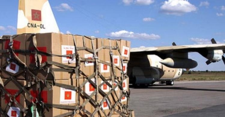 بأمر من الملك محمد السادس.. الجيش المغربي يخصص طائرات عسكرية لإيصال 40 طنا من المساعدات للفلسطينيين