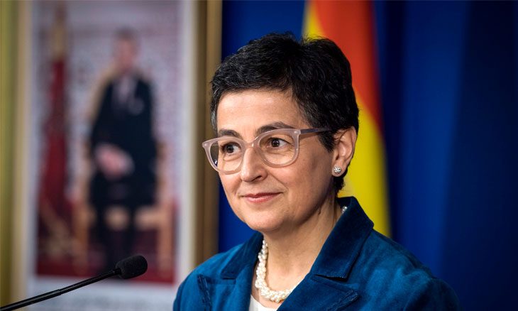 وزيرة خارجية إسبانيا تُزيل عَلم البوليساريو من خريطة إفريقيا.. والجبهة تعتبر ذلك "سابقة"