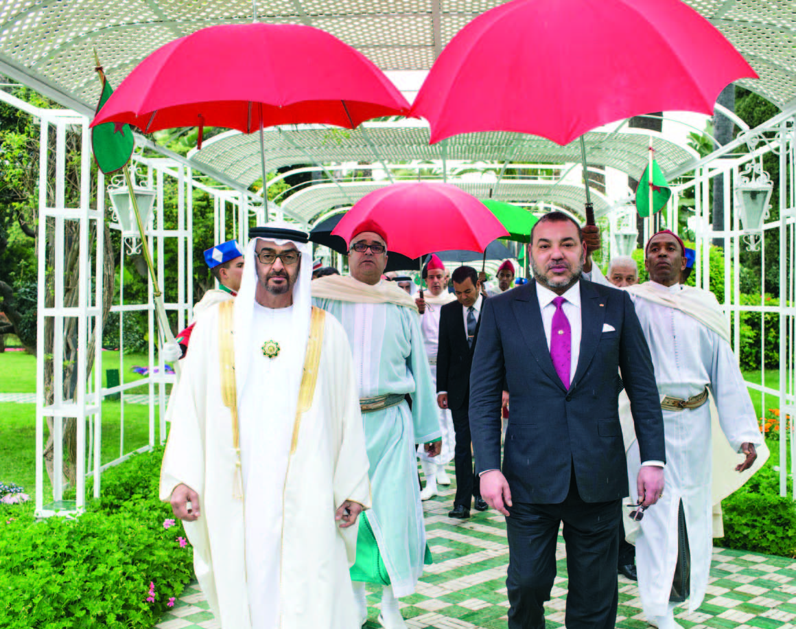  بلاغ للديوان الملكي بخصوص اتصال بين الملك محمد السادس وولي عهد أبو ظبي 