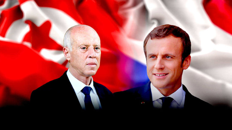  رئيس فرنسا يستعمل رئيس تونس كمرهم لتمرير رسائله! 