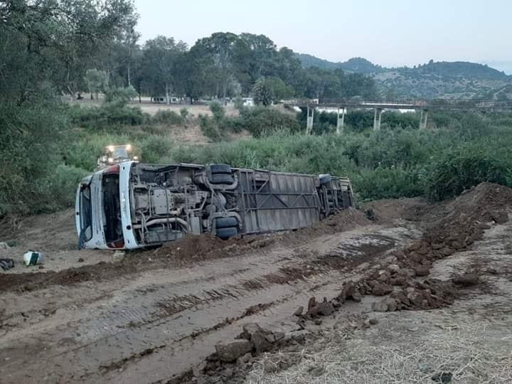  قتيل وعدد من الجرحى إثر انقلاب حافلة ضواحي وزان 