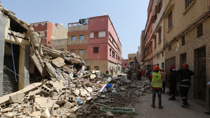  الدار البيضاء.. انهيار بناية آيلة للسقوط بالمدينة العتيقة دون خسائر بشرية 