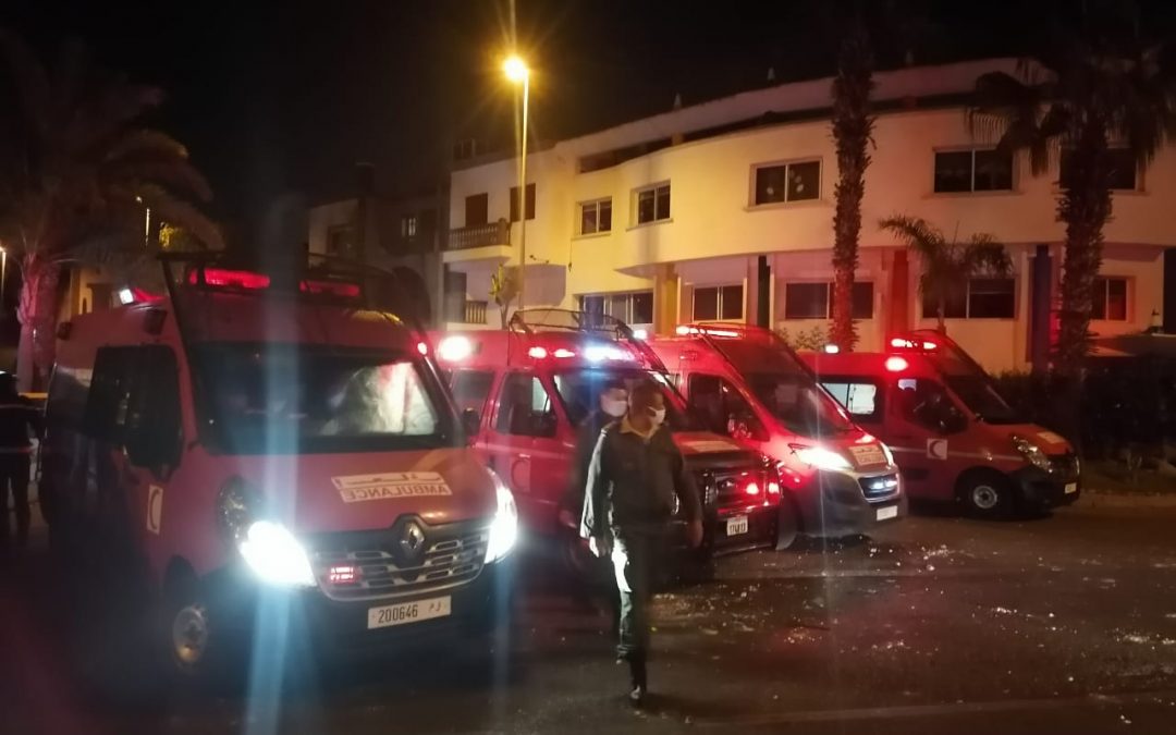  انفجار قنينات غاز يلحق خسائر  بمصحة في الدار البيضاء دون تسجيل أية إصابات 