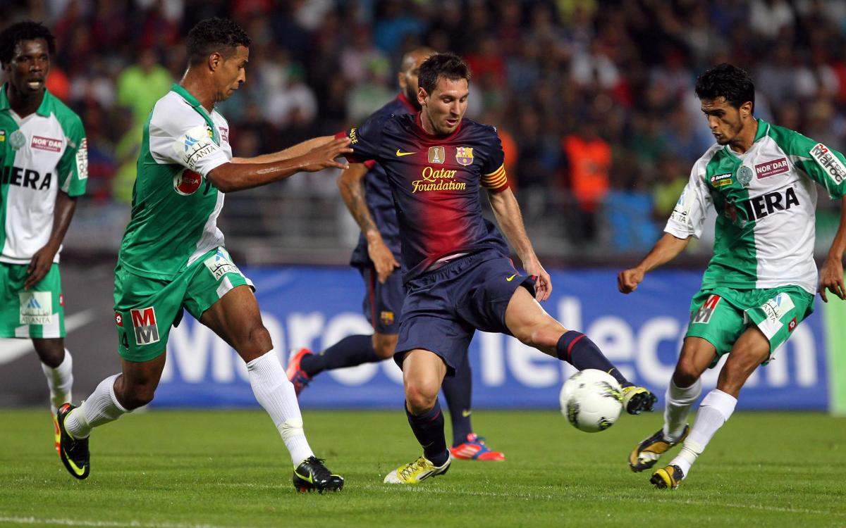 عقد ميسي يبلغ 7 أضعاف إجمالي قيمة أندية البطولة المغربية في "بورصة" اللاعبين