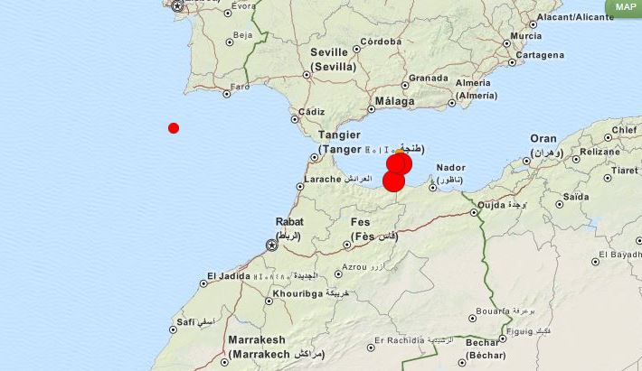 تسجيل هزة أرضية بقوة أربع درجات بإقليم تطوان
