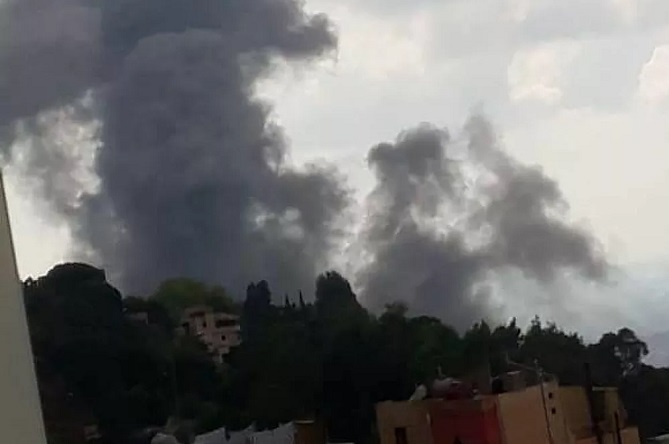 انفجار في مركز تابع لــ "حزب الله" جنوب لبنان