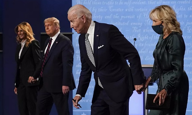  المناظرة الأولى.. اشتباك لفظي بين بايدن وترامب واتهامات متبادلة بالغباء والكذب 