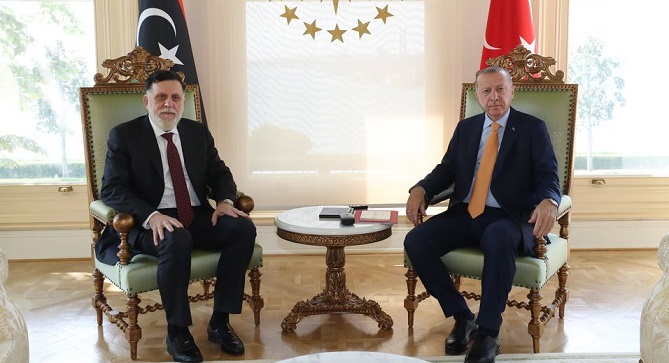 تزامانا مع حوار المغرب.. أردوغان يستقبل السراج في لقاء مغلق