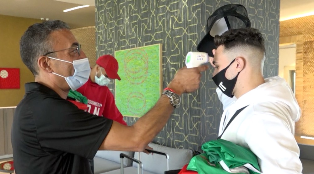  بحضور الحدادي وزياش.. "الأسود" يخضعون لفحص "كورونا" قبل انطلاق معسكر المعمورة 