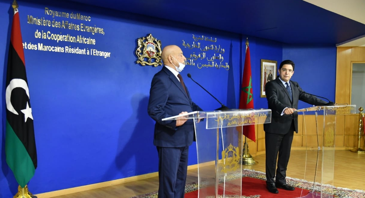 في لقاء مع عقيلة صالح.. بوريطة: المغرب يؤيد اتفاق وقف إطلاق النار في ليبيا ويعتبره "تطورا إيجابيا جدا"