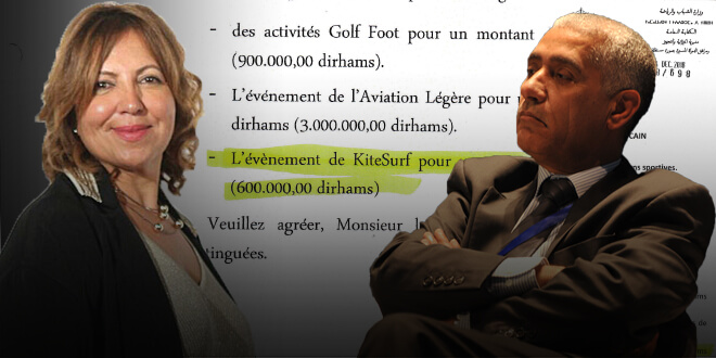 خاص ـ هكذا حصلت ليلى أوعشي على توقيع الطالبي العلمي و60 مليون سنتيم لتنظيم نشاط واحد للـ KiteSurf في الداخلة