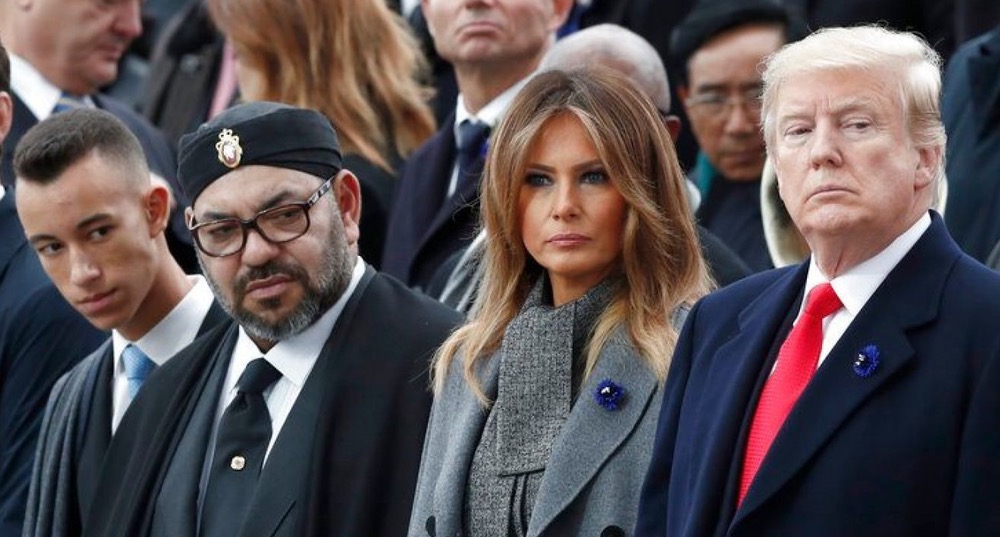  الملك محمد السادس لترامب: تلقينا بأسف شديد خبر مرضكم 