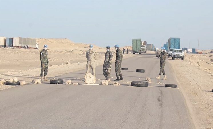 فرنسا تُعرب عن قلقها من عرقلة السير بمعبر الكركارات