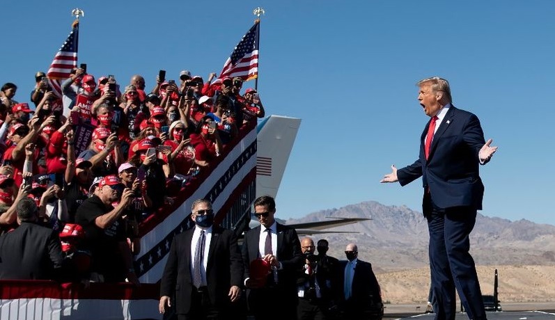  ترامب: وضعنا جيد بالانتخابات في كل الولايات .. شكرا لكم! 