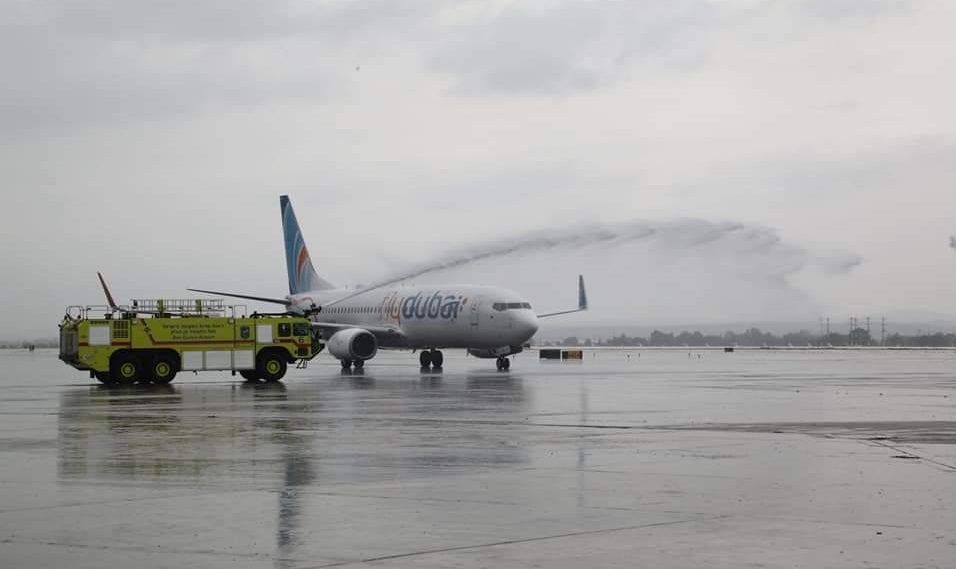  أول رحلة تجارية لـ "فلاي دبي" تصل تل أبيب 