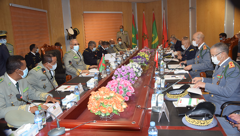  اجتماع رفيع المستوى بين قيادات الجيش المغربي والموريتاني في نواكشوط 