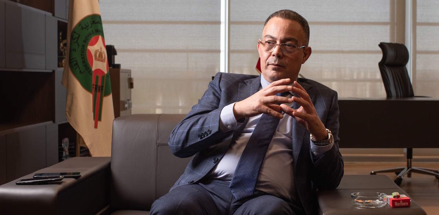 لقجع يَجتمع برئيس الاتحاد الاسرائيلي ويدعوه إلى "توطيد شراكة" كروية بين البلدين