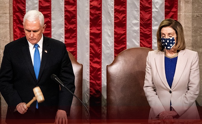  الكونغرس يصدق رسميا على فوز جو بايدن في الانتخابات الرئاسية الأمريكية 