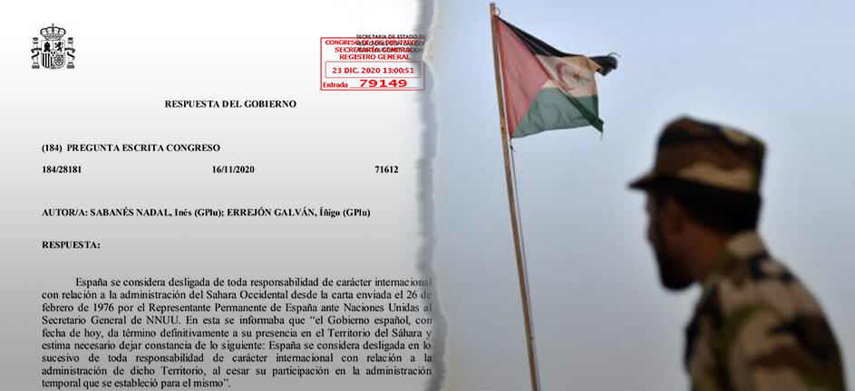  وثيقة.. الحكومة الإسبانية تؤكد: لا نعترف بـ"جمهورية" البوليساريو ولم تعد تربطنا بالصحراء أي علاقة إدارية 