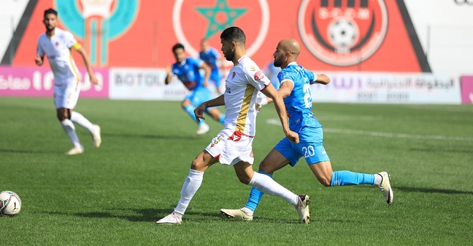  فريق الوداد الرياضي يفوز خارج ميدانه على نهضة الزمامرة 