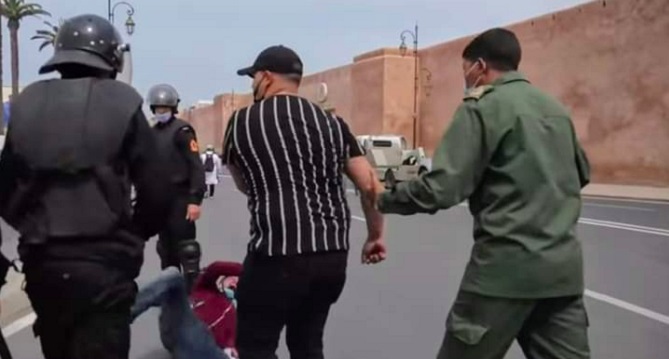  بعد توقيفه.. مُعنِّف الأساتذة المتعاقدين يبيت ليلته الأولى رهن الحراسة النظرية 