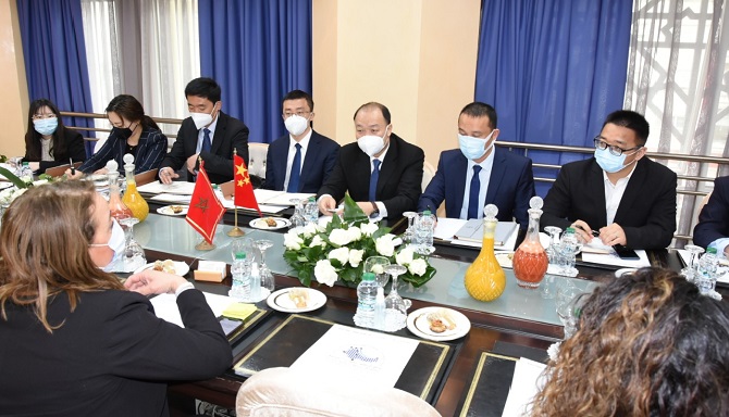 بحث تقدم مشروع "مدينة محمد السادس طنجة تيك"