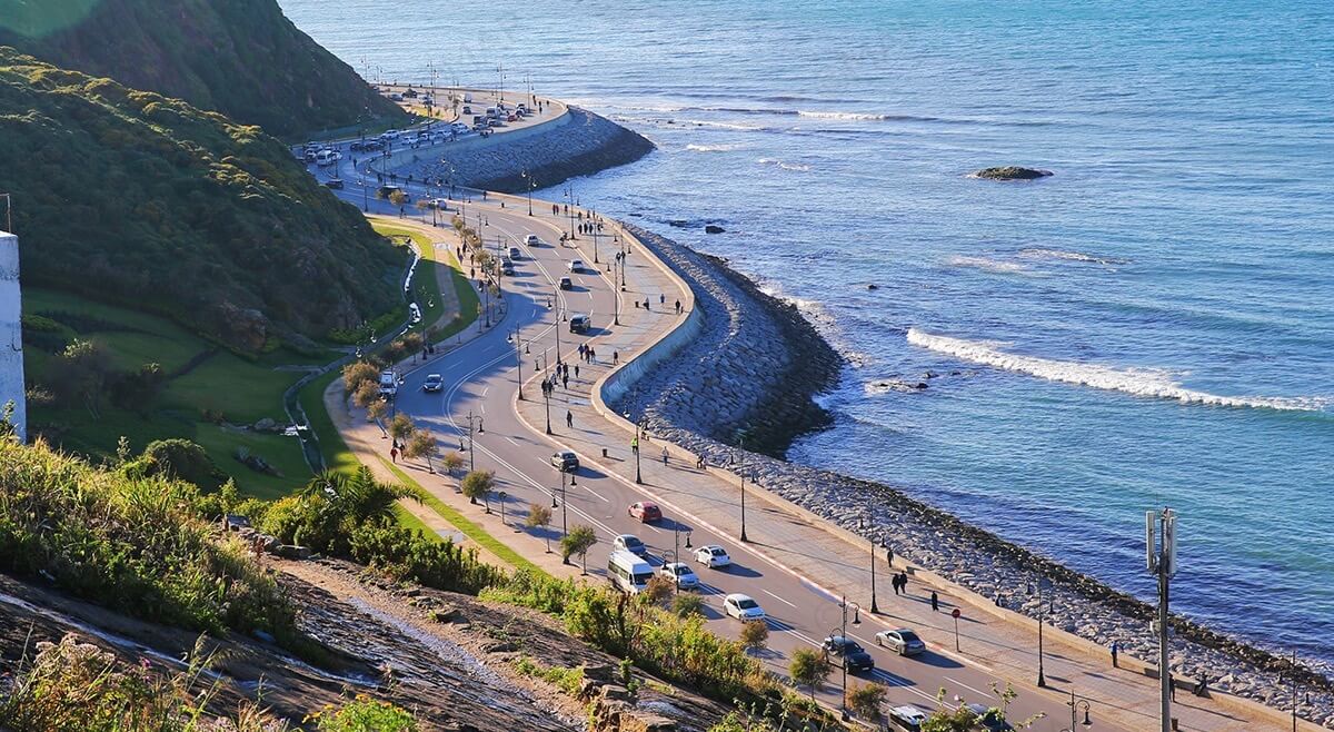 كورنيش "مرقالة " بطنجة.. محج لهواة الرياضة يجمع كل محاسن ونقط الجذب التي تتميز بها مدينة البوغاز