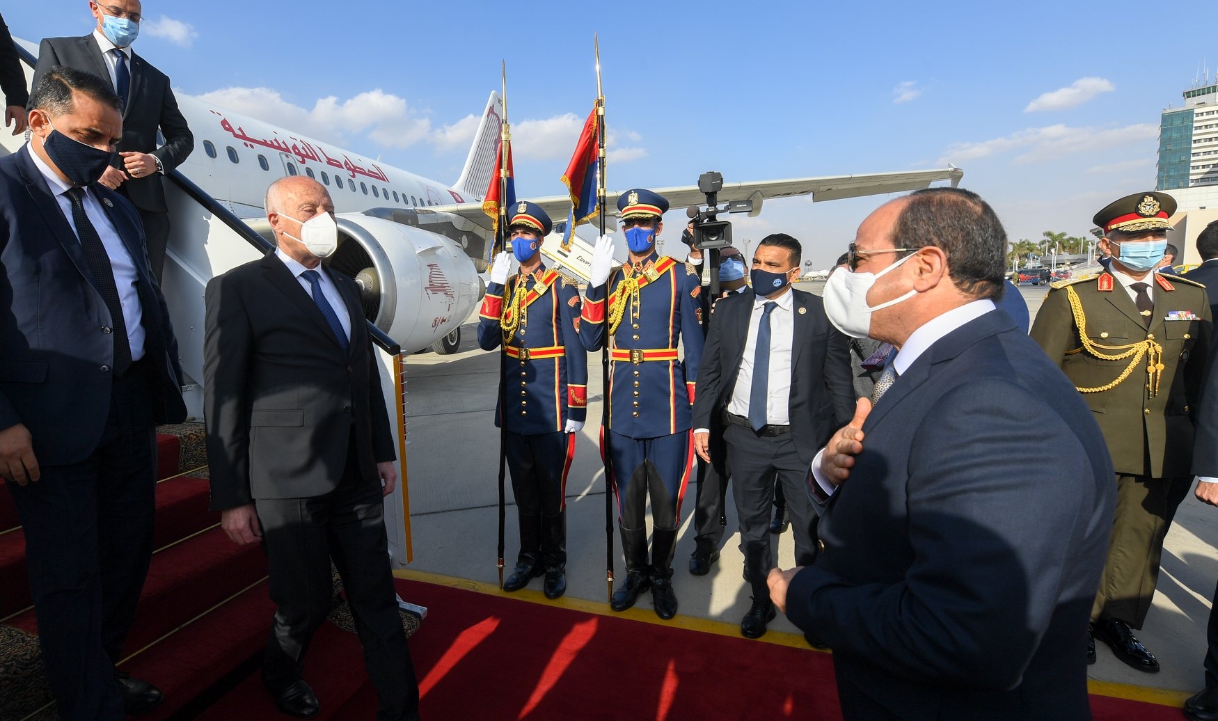 الرئيس التونسي يبدأ زيارة رسمية لمصر تستغرق ثلاثة أيام