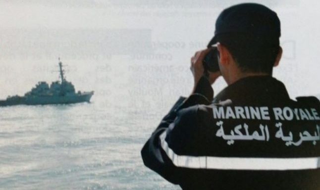 مصدر عسكري: البحرية الملكية تقدم المساعدة لـ 75 مرشحا للهجرة غير الشرعية