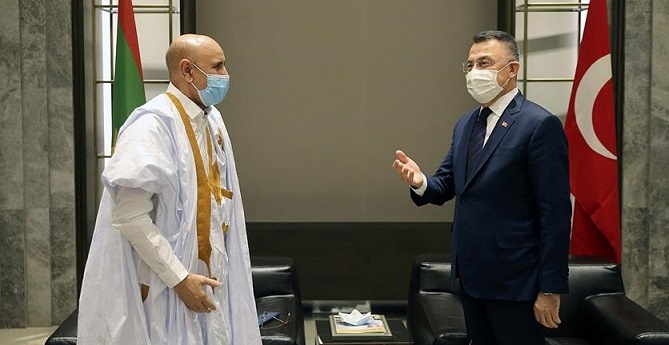  نائب أردوغان يدعو الرئيس الموريتاني لزيارة تركيا 