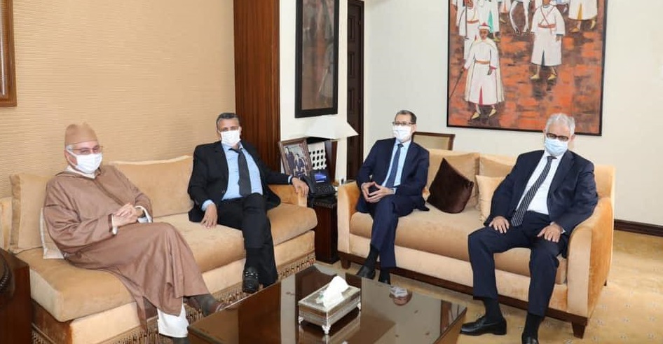  العثماني يلتقي قادة أحزاب المعارضة 