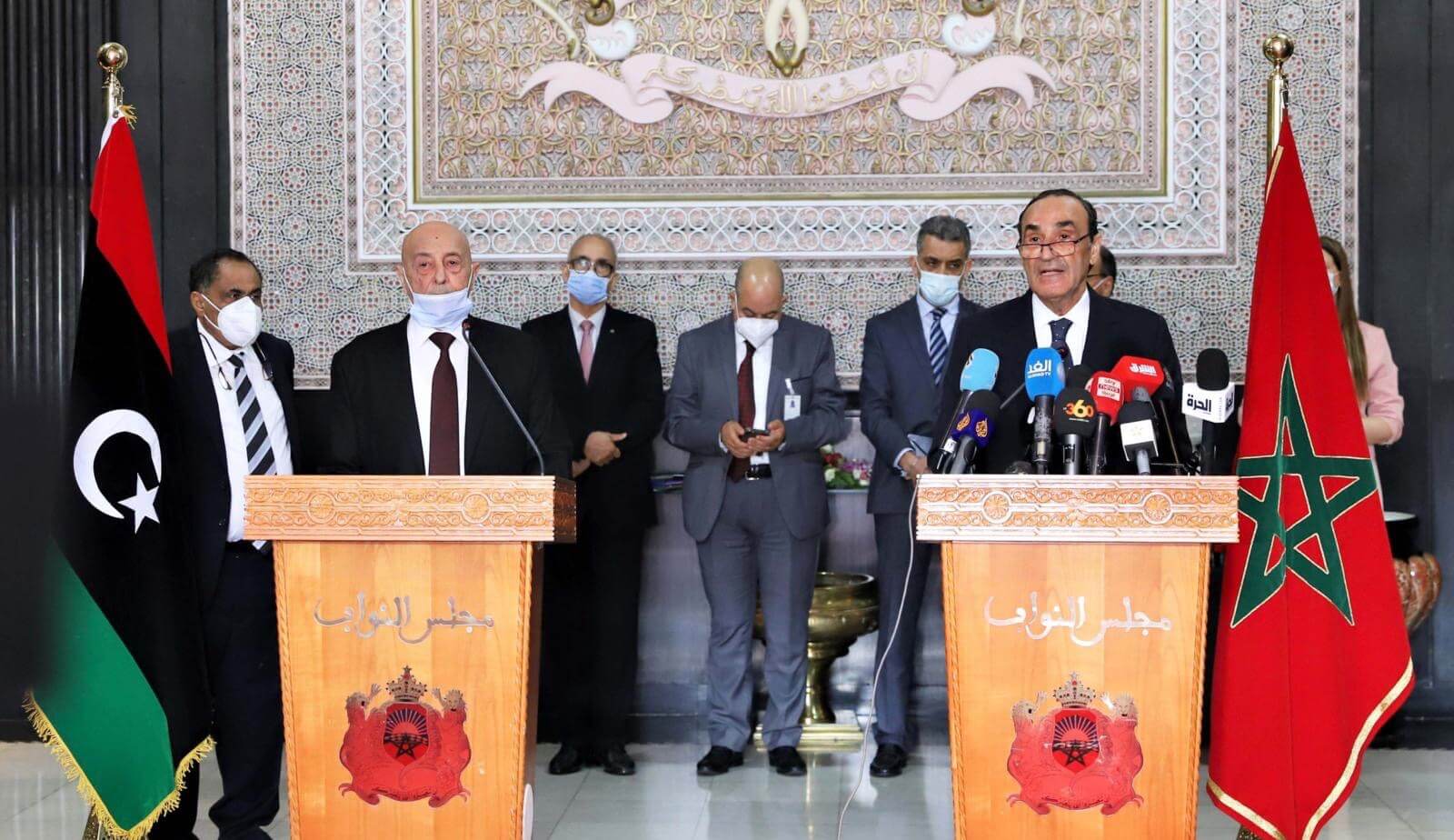 عقيلة صالح يثمن دور المغرب بقيادة الملك في ايجاد حل للأزمة الليبية