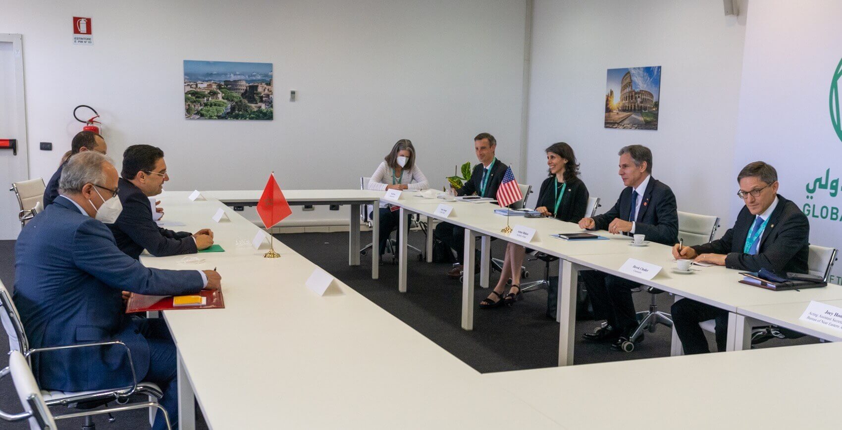 وزير الخارجية الأمريكي: ناقشت مع بوريطة الوضع في ليبيا ووضعية حقوق الإنسان وحرية الصحافة