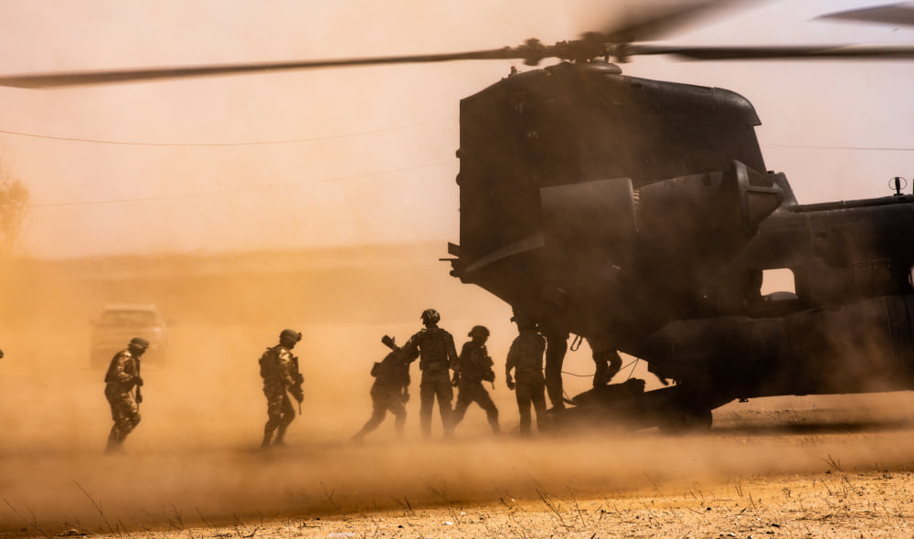  تدريب عسكري أمريكي مغربي سينغالي حول مواجهة مخاطر نووية وبيولوجية في إطار مناورات "الأسد الإفريقي" 