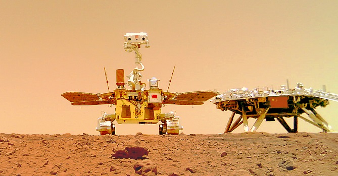 الصين تنشر صورا للمريخ