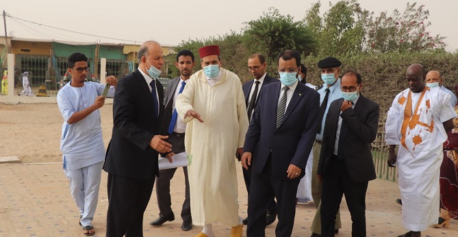 إعادة افتتاح مسجد الحسن الثاني والمركز الثقافي المغربي بنواكشوط بعد إصلاحهما