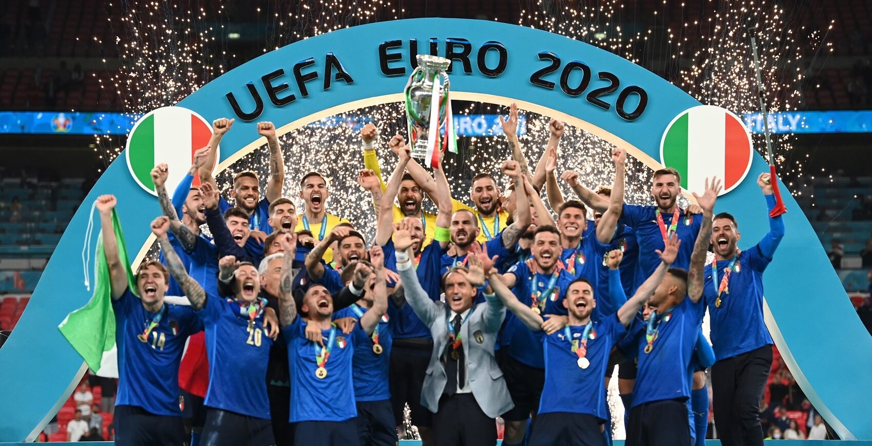 إيطاليا "الشجاعة" تهزم "مكر" الإنجليز وتتوج بثاني لقب لها في كأس أوروبا للأمم