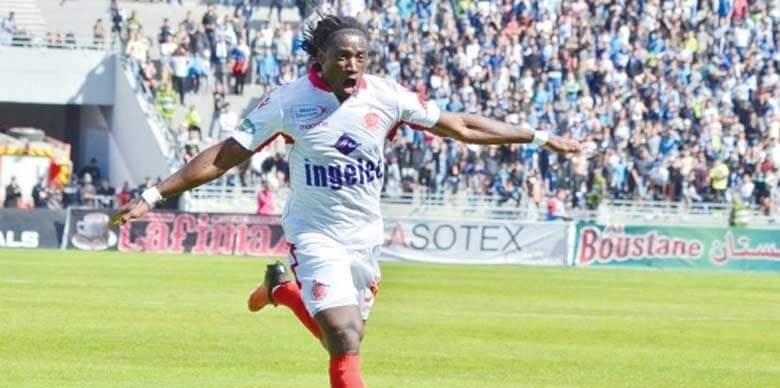  الرجاء يفتح باب المفاوضات مع المهاجم الليبيري  جيبور لتعويض رحيل الركائز 