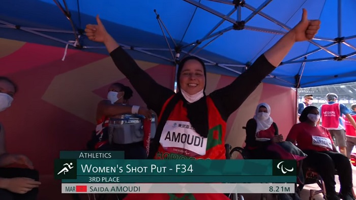  الألعاب البارلامبية...أول ميدالية برونزية للمغرب عن طريق البطلة سعيدة عمودي 