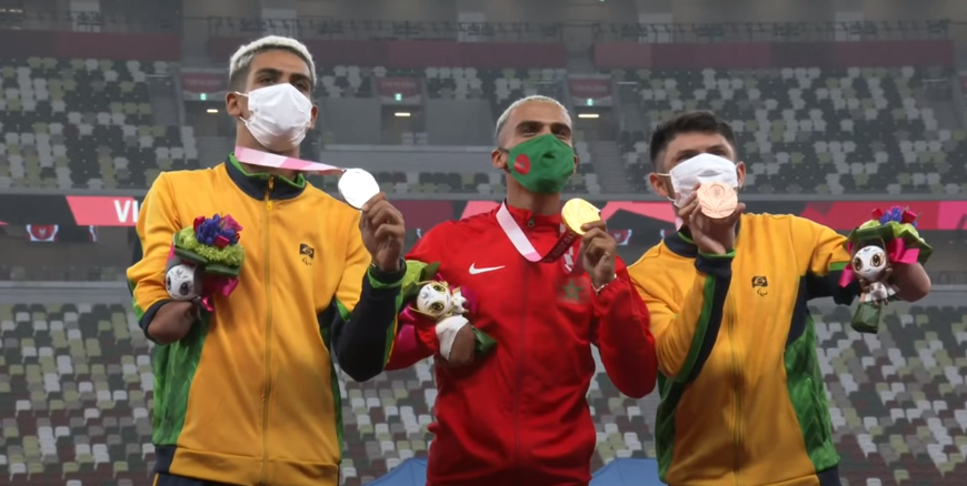  المغربي أيوب سادني يهدي المغرب الميدالية الذهبية الثالثة ضمن  دورة الألعاب البارالمبية بطوكيو 