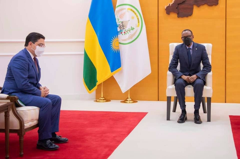  رئيس رواندا يستقبل بوريطة ويعتبر المغرب "نموذج مَرجعي لإفريقيا" 