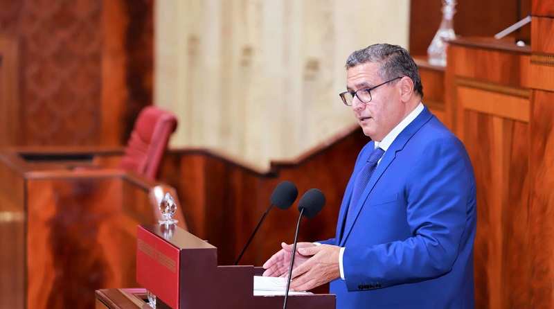  خلال عرض البرنامج الحكومي.. أخنوش يتعهد بإحداث مليون منصب شغل وتصنيف المغرب ضمن أفضل 60 دولة عالميا 